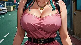 bulma in a hot european solo scene