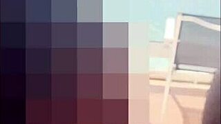 Housewife Rides Husband's Friend in Bath on Brazilian Cruise