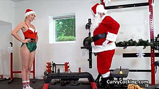 Blonde With Big Tits Gives Sloppy Blowjob And Rides Cock In Gym Workout