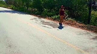 show me those natural tits and ass outdoors in Cancún