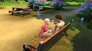 i gave a dangerous blowjob in the park with my mouth