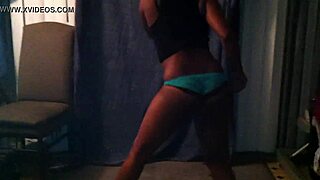 Watch this skinny dancing chick move around