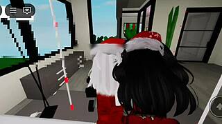 christmas fuck with two santa moms in brookhaven on roblox.