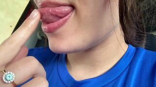 Awesome Latina Lover Spits and Uses Tongue on Ass Fetish with Panties