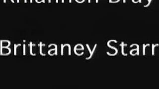 Young brunette sucks dick and takes anal double penetration.