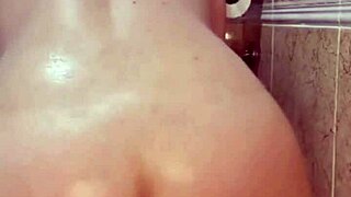 blanca, the big-ass milf, casually rides a dildo in lesbian fun