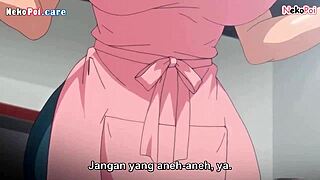 The wife cheats on her husband, getting creampied by a monster cock while sucking and playing with toys.