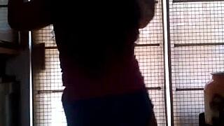 Sister Twerking Her Ass Like a Prostitute in Intriguing Moves