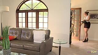 ever wonder what a cute blonde confesses about her lesbian kitchen fling?