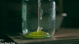 Paul black masturbates with kinky toys in erotic cinema scene