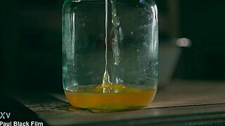 Paul black masturbates with kinky toys in erotic cinema scene