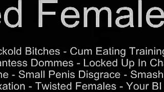 you're the most pathetic slave we've ever seen, getting humiliated and spanked.