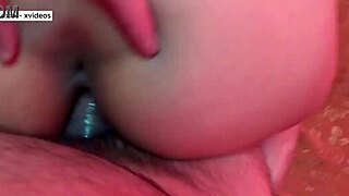 Quick encounter with slim girl in hostel, sheer dress on