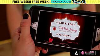 I, Samantha Rone, gettin' a full body massage from a hot masseuse, and we end up fuckin'