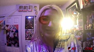 Tattooed Chick Leya Falcon's Intense Quarantine Masturbation Leads to Squirting!