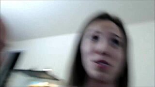 yo, shemale beauty gets deepthroat action from her chubby boyfriend