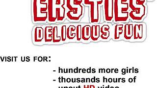 Hey, sexy Gia is pleasuring herself with two toys right now.