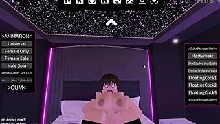 i'm ayumu kasuga masturbating while floating cocks fuck me in roblox, ahh