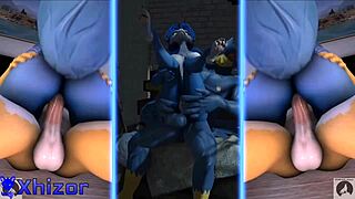 Furry Complion 2 Slams Big Cock Hard!