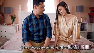 Taboo stepfather creampie with brunette blowjob! 😏