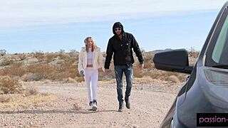 Blonde Teen Becky Summers Brings Home Big Cock From Outdoor Hike.