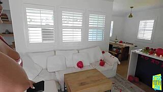 Is Your Curvy Brunette Girlfriend's Huge Boobs For Valentine?