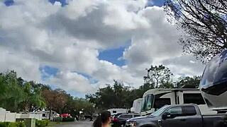 compilation of walking naked while hiking outdoors