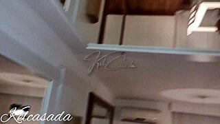 Husband hires gigolo to fuck wife while filming part 2.