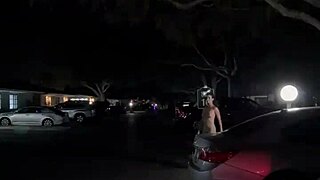 compilation of walking naked while hiking outdoors