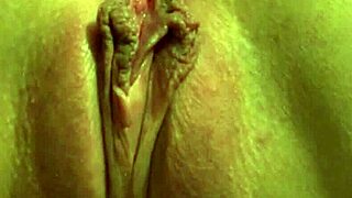 Sensual rubbing leads to intense cumming in alluring lingerie outfit