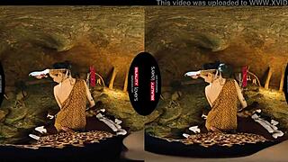 realitylovers takes you back to 10 000 bc for raw cave action with a brunette