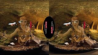 realitylovers takes you back to 10 000 bc for raw cave action with a brunette