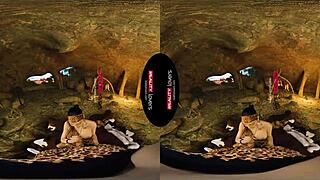 realitylovers takes you back to 10 000 bc for raw cave action with a brunette