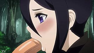 Soul Eater Cyberunique Bent Over Deepthroat Cock