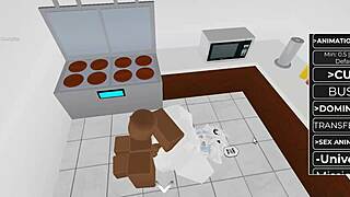 Slamming Random Slut in Roblox Condo Hard!