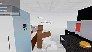 Slamming Random Slut in Roblox Condo Hard!