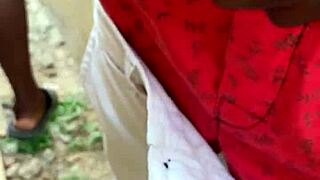 He Gave Me A Hot Short Fuck With His Monster Cock Bent Over Outdoor!