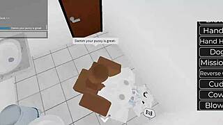 Slamming Random Slut in Roblox Condo Hard!