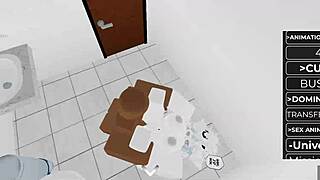 Slamming Random Slut in Roblox Condo Hard!