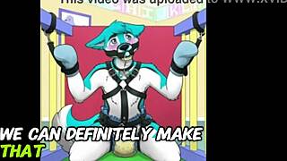 Whoa, furry's first diapered cosplay adventure begins!