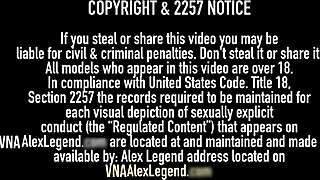 alex legend just cums so hard on victoria cakes' hard nipples... wow