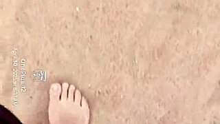 I enjoy bare feet in sand for sensory pleasure