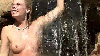 Little Summer Fingering Small Tits at Pool