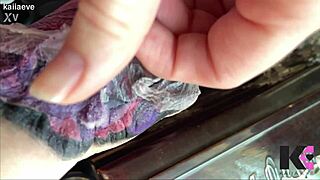 Fresh tattoo peel in slow motion