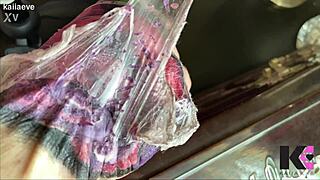 Fresh tattoo peel in slow motion