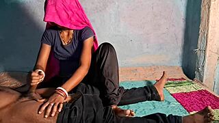 Desi Bhabhi In Black Salwar Fucks Teacher Hard