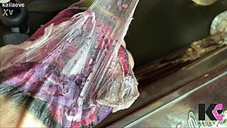 Fresh tattoo peel in slow motion