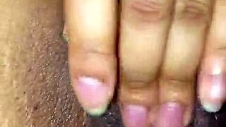 i'm masturbating my fat latina pussy alone.