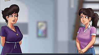 in summertime saga 217 the characters feel deep emotions and connections through amateur acting