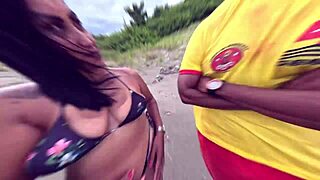 Nicoly, will you seduce the firefighter on the beach?